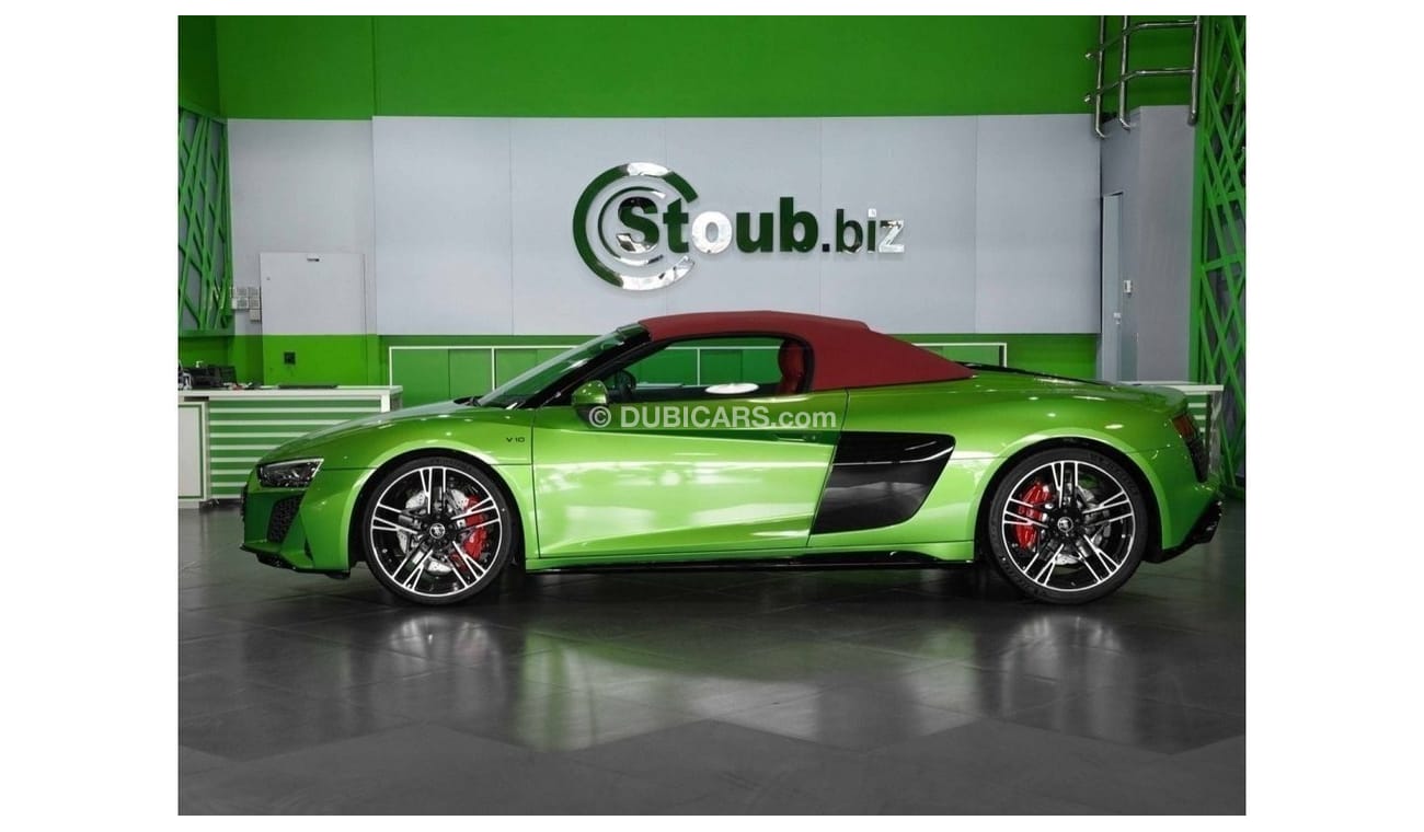أودي R8 2023 - BRAND NEW R8 - 3 YEARS WARRANTY - SPECIAL COLOR - SIDE BLADES - FINE NAPPA - DIAMOND SEATS