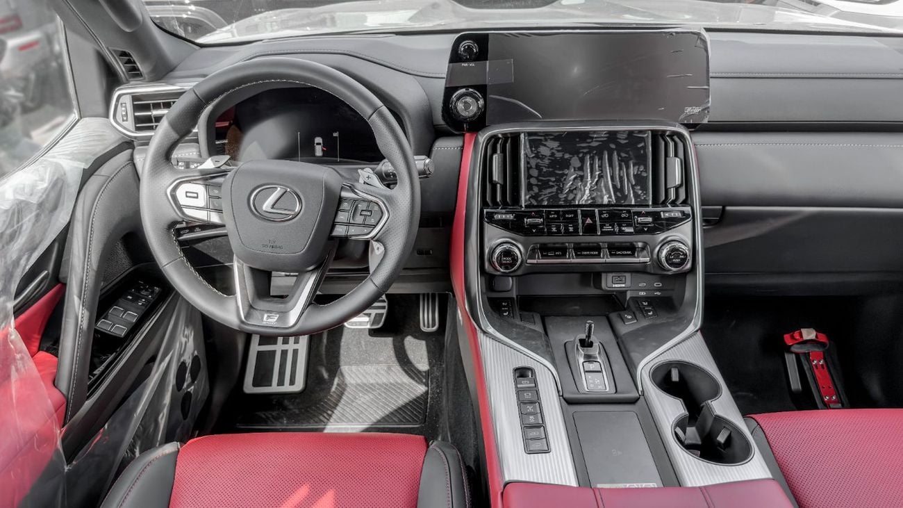 Lexus LX700h F SPORT 2026 Lexus LX700h F-Sport 3.5L AT Hybrid With Autopark (Gray-Red)