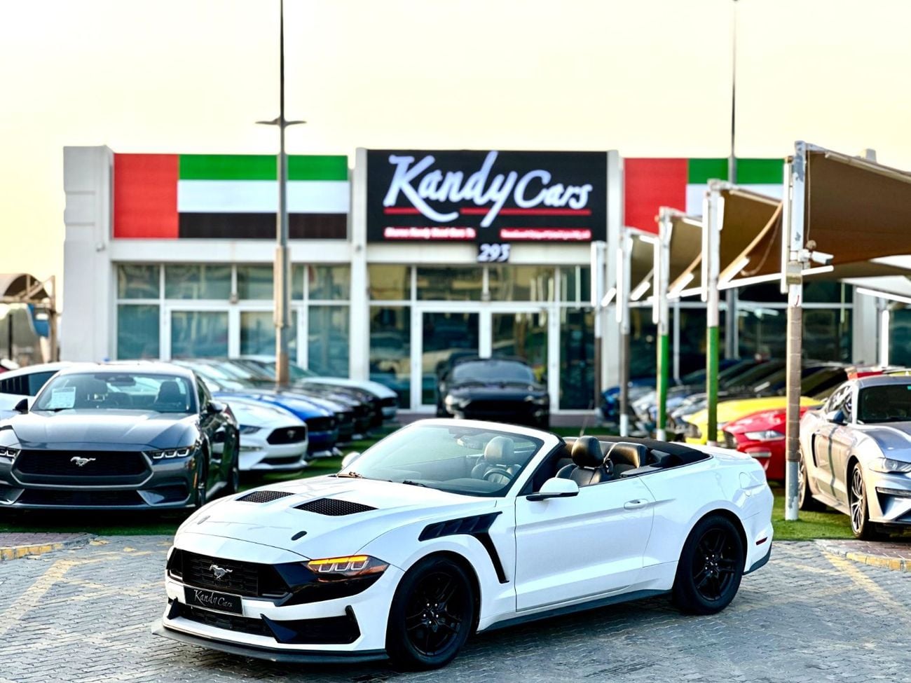 Ford Mustang Ecoboost Convertible | Monthly 1100/- | 0% DP | Leather Seats | # 38514