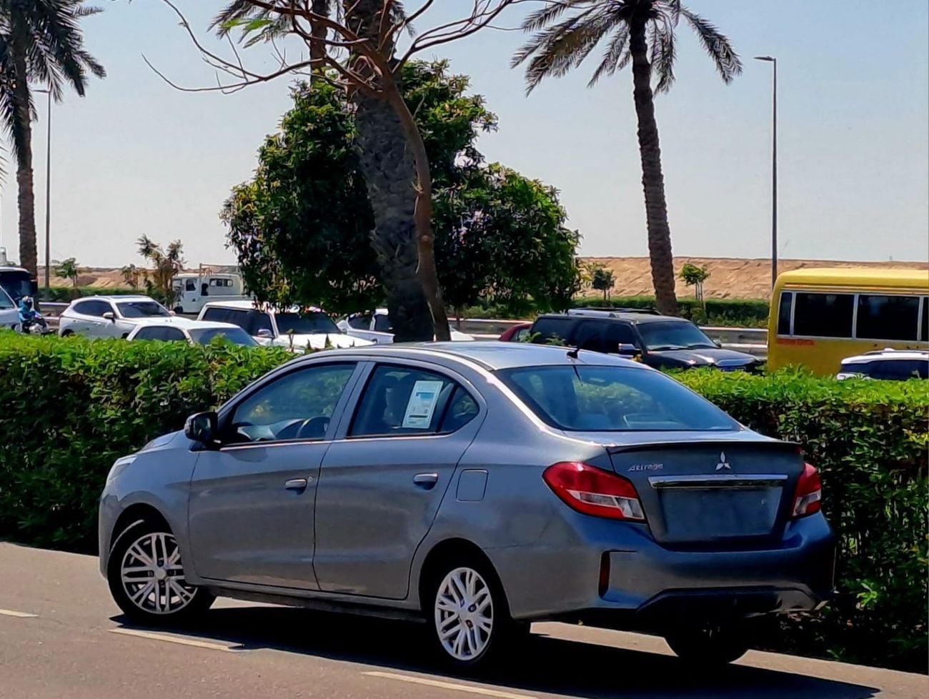 Mitsubishi Attrage GLX HIGHLINE 375/-MONTHLY | NO CONVENIENCE CHARGES |GCC|ACCIDENT FREE.