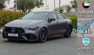 Mercedes-Benz CLA 45 AMG S 4Matic Plus Coupe , New Facelift , 2024 GCC , 0Km , With 2 Years Unlimited Mileage Warranty