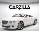 بنتلي كونتيننتال GTC سيارة سبيد W12 موديل 2014 | مواصفات خليجية | حالة ممتازة