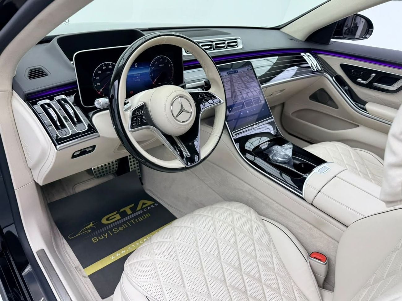 مرسيدس بنز S 580 4MATIC مرسيدس بنز S580 4MATIC موديل 2024، ضمان مرسيدس بنز حتى 2029، سجل صيانة كامل لدى مرسيدس بنز، حالة ممت