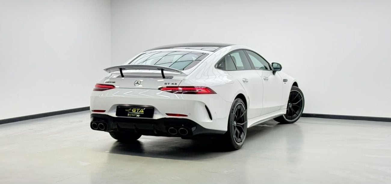 مرسيدس بنز AMG GT 43 مرسيدس بنز AMG GT43 موديل 2024، ضمان مرسيدس بنز 2029 + باقة خدمة، سجل صيانة كامل لدى مرسيدس بنز، عدا