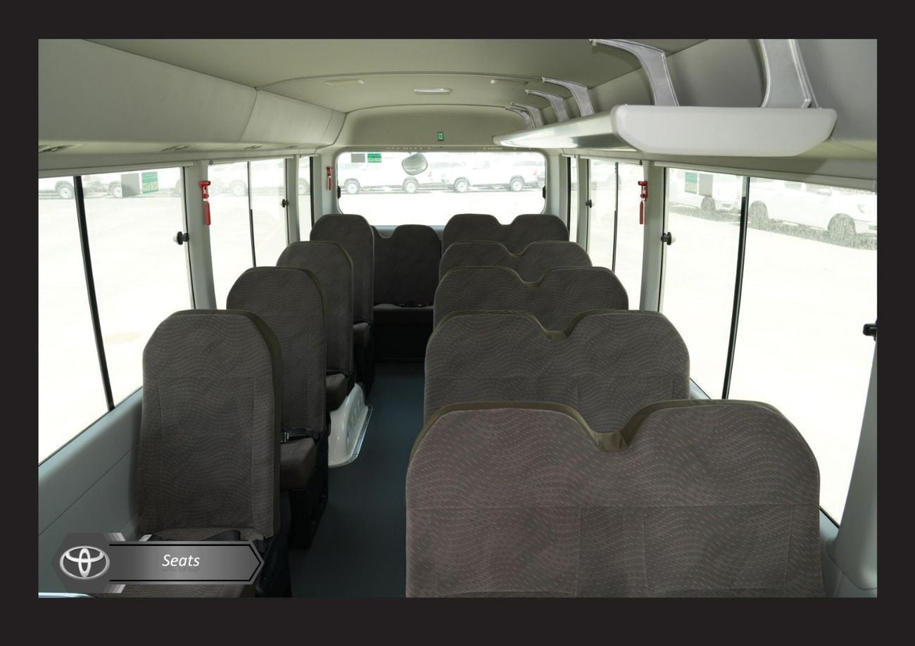 تويوتا كوستر TOYOTA COASTER 2.8L 23-STR H/R MID A/T DSL 2025 Export Only