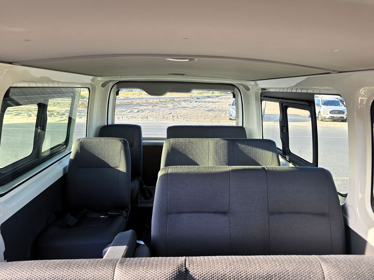 تويوتا هاياس GL Toyota Hiace Std Roof 15 Seater 2.7l Petrol M/T RWD White Color 2026 Model