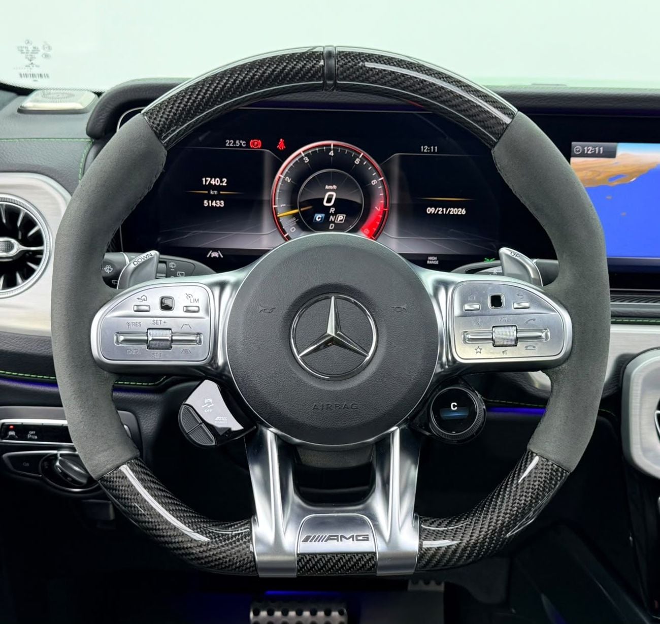 Mercedes Benz G63 AMG STANDARD 2022 Mercedes Benz G63 AMG G Manufaktur, MB Warranty + Service Pack, Carbon Fiber Interior, GCC