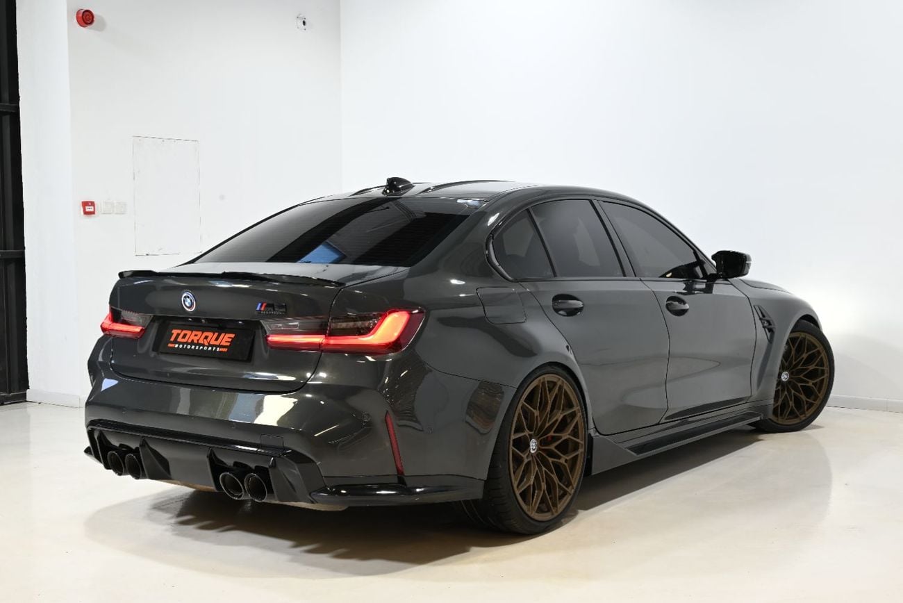 بي أم دبليو M3 كومبيتيشن سيارة BMW M3 كومبيتشن موديل 2021، سجل صيانة كامل، ضمان لمدة عام، عداد كيلومترات منخفض
