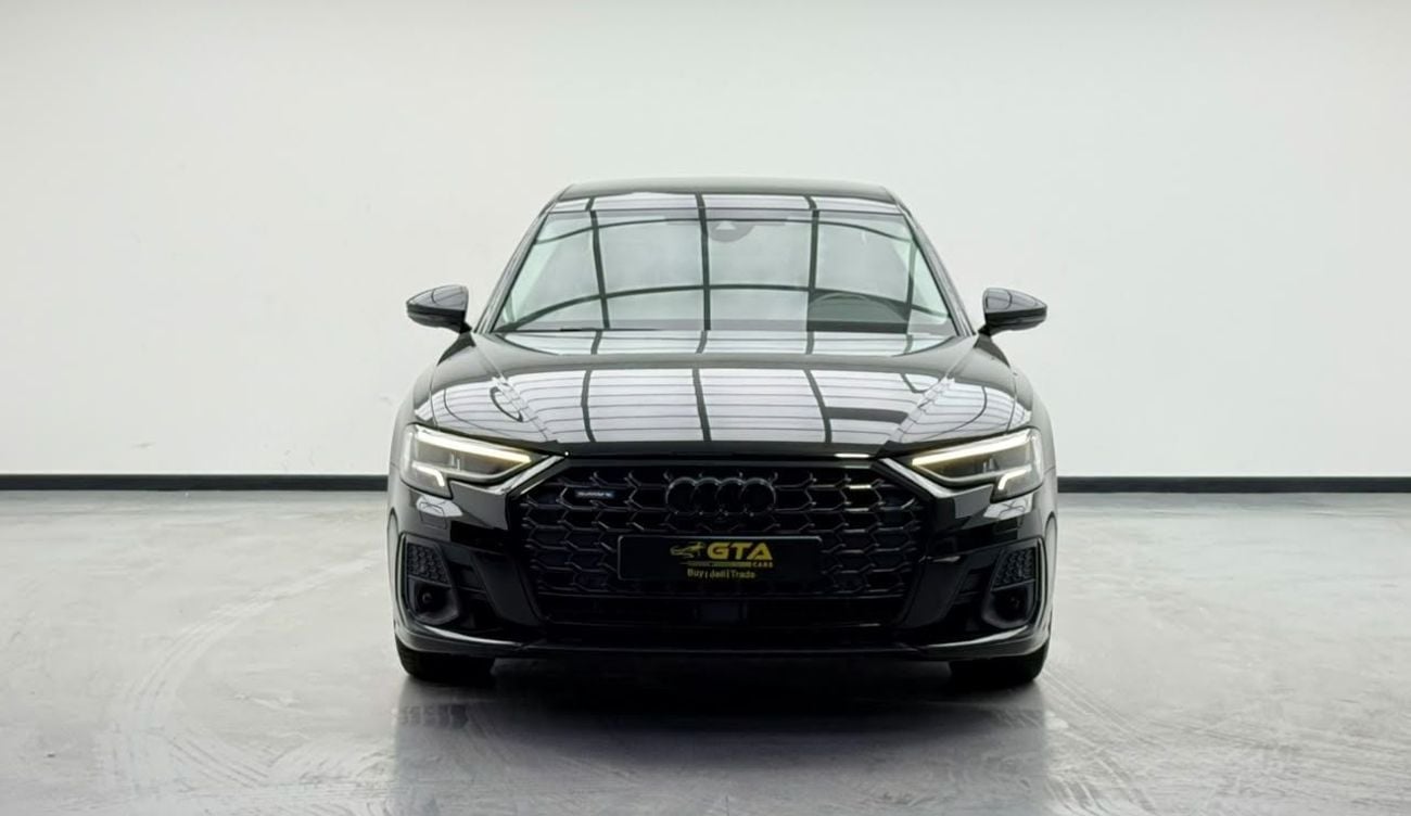 Audi A8 L 55 TFSI HIGH SPEC 2024 Audi A8 L S line Black Edition, Audi Warranty+Full Service History, GCC Specs.