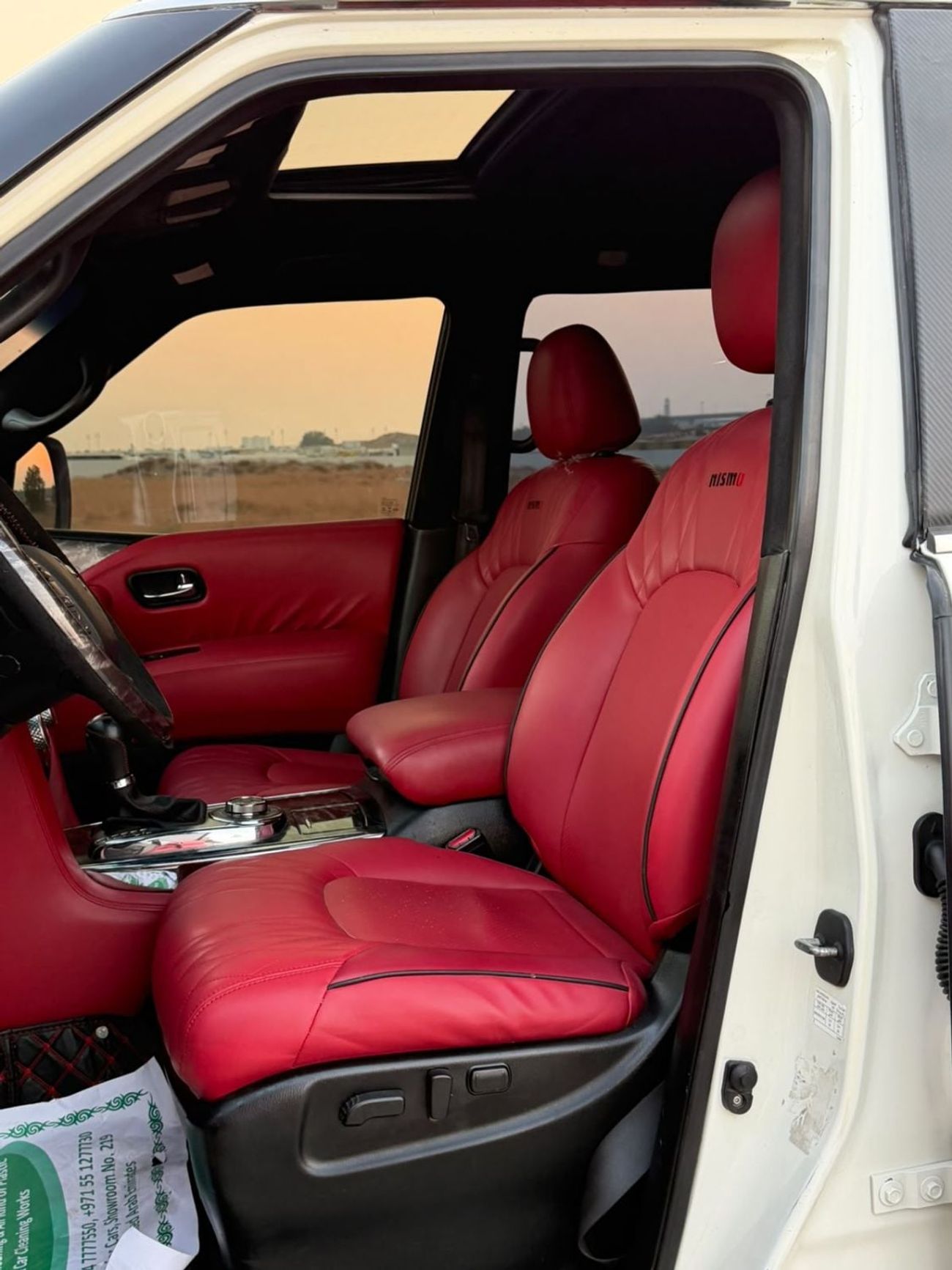 Nissan Patrol NISMO Full option, number one, sunroof, 5 cameras, portable, fully upgraded