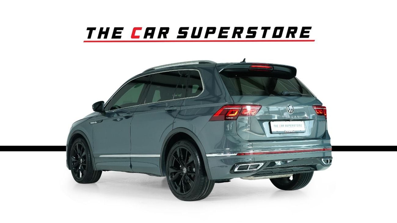 Volkswagen Tiguan R-LINE PLUS-GCC-Al Nabooda Full Service History-1 Owner-Leather Interior