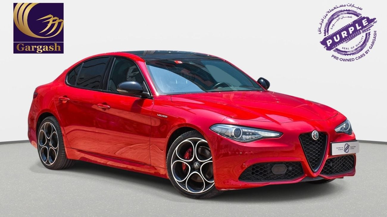 Alfa Romeo Giulia VELOCE | 2022 | Special Offer | 18-30 Sep | Gargash Warranty & Service | Free insurance | Finance from 0.9