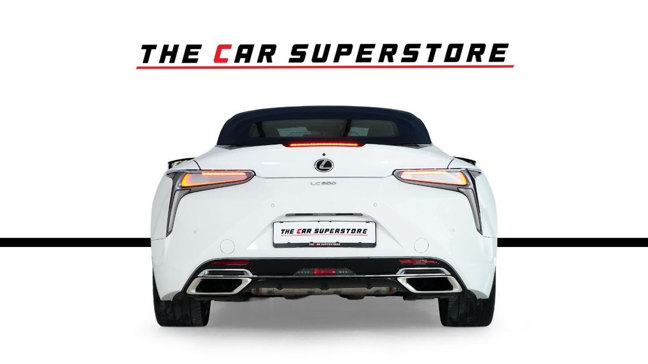 Lexus LC500 TITANIUM Convertible-GCC-Collectors Car-Mint Condition-Naturally Aspirated V8