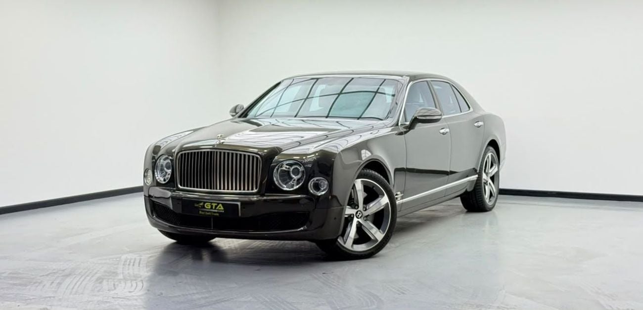 Bentley Mulsanne STANDARD 2016 Bentley Mulsanne Speed, Full Bentley Service History, GCC Specs