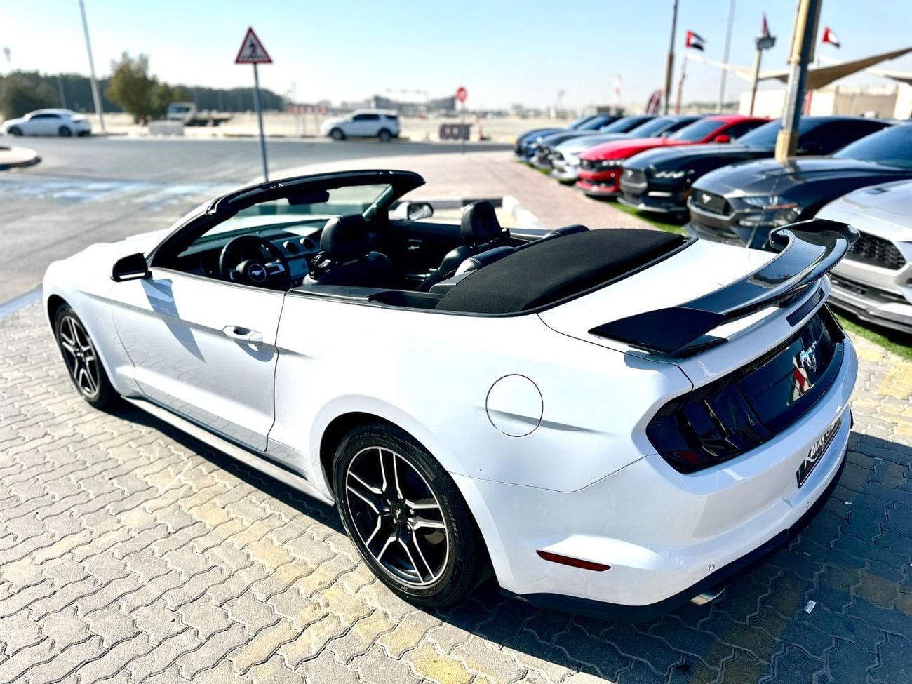Ford Mustang ECOBOOST CONVERTIBLE Convertible | Monthly 1300/- | 0% DP | Fog Lights | Blindspot | # 05660