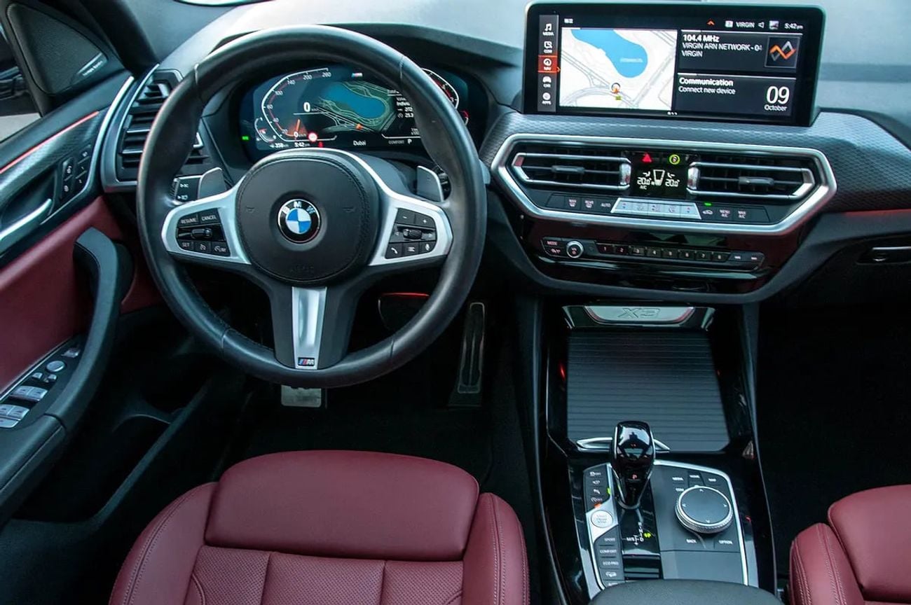BMW X3 XDRIVE 30i M SPORT | GCC Specs | AGMC Service Contract And Warranty - 24/11/