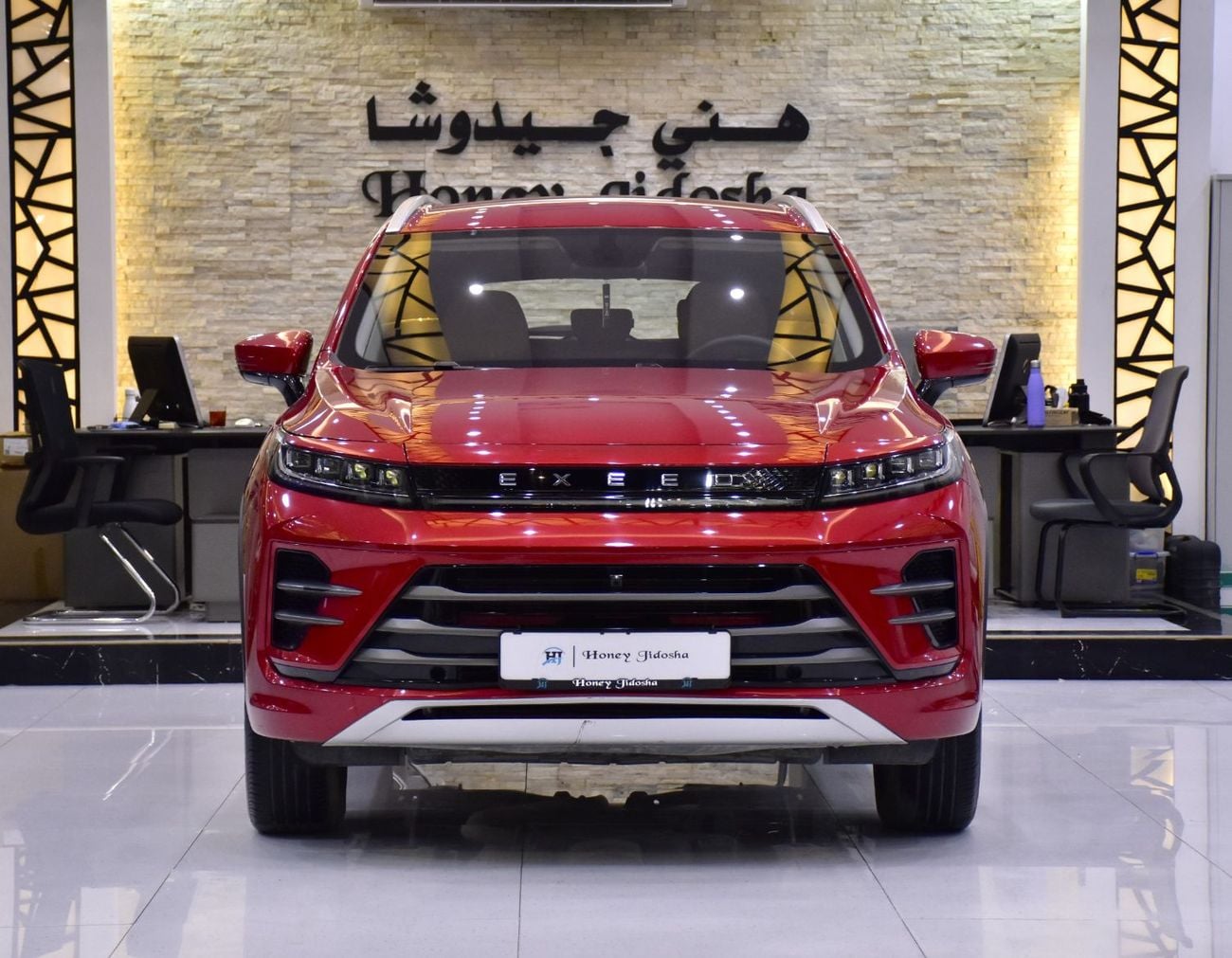 Exeed LX COMFORT EXCELLENT DEAL for our Exeed LX 230T ( 2024 Model ) in Red Color GCC Specs