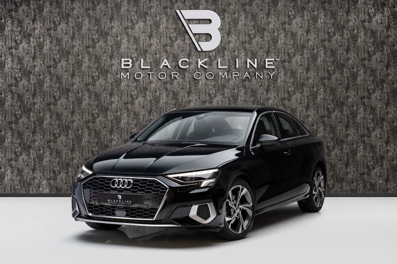 Audi A3 35 TFSI ADVANCED BUY NOW, PAY LATER | THE BLACKLINE STANDARD | 2028 Audi Warranty and Service Contract