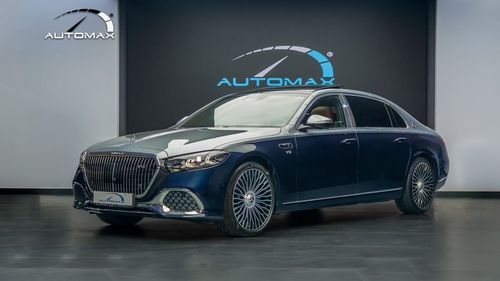 مرسيدس مايباخ S680 مايباخ 4MATIC 2027 6.0L Biturbo V12 GCC 0Km With 2 Years Unlimited Mileage Warranty