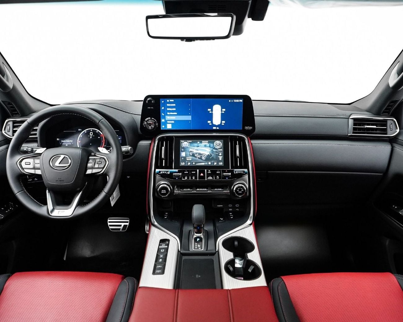 Lexus LX700h F SPORT AUTOPARK - TITANIUM/RED - 2026 - FULL OPTION