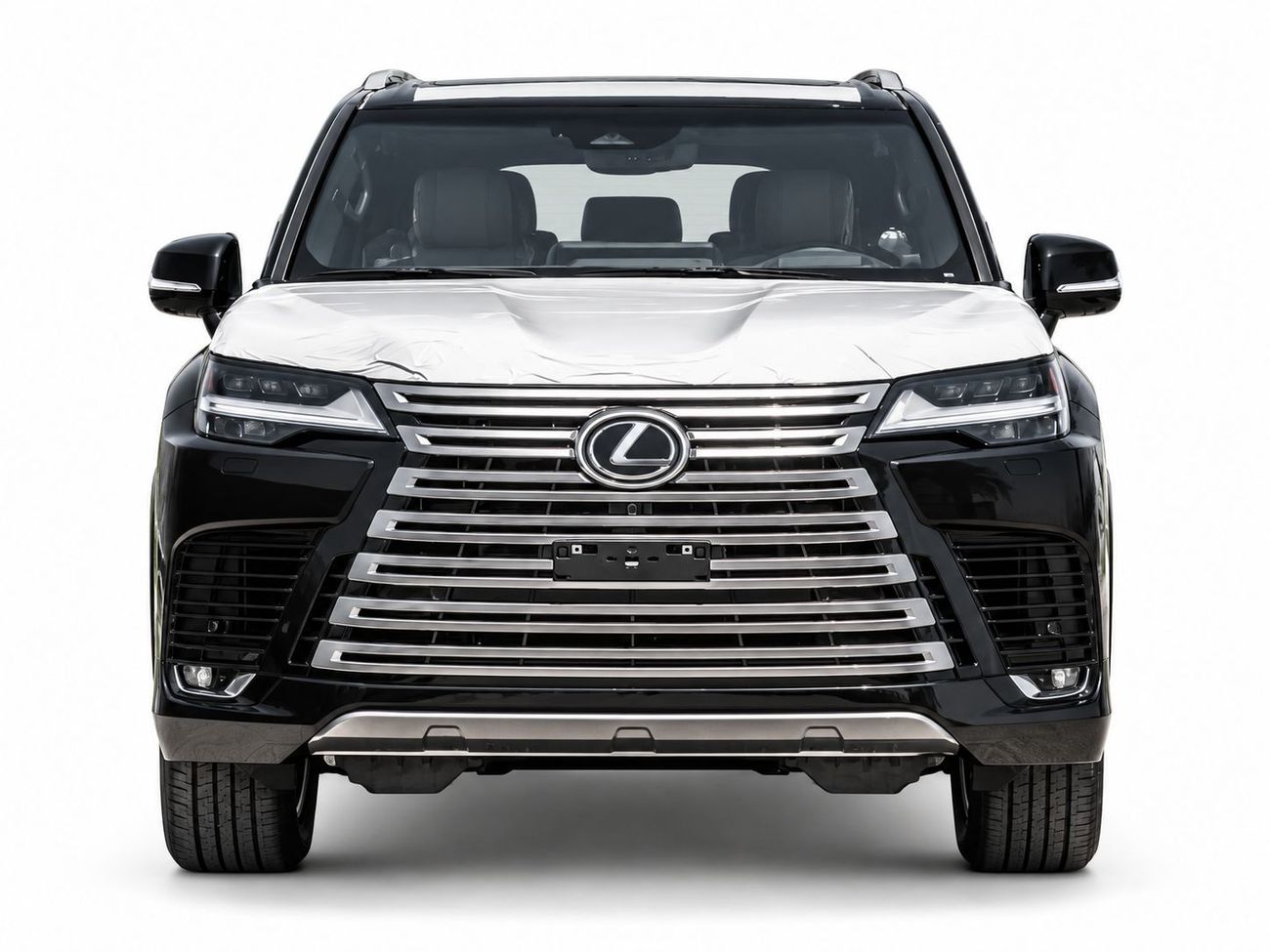 لكزس LX 700h ECTAV0007 - لكزس LX700h VIP موديل 2026 - محرك 3.5 لتر هجين أوتوماتيكي - رمادي مع بيج