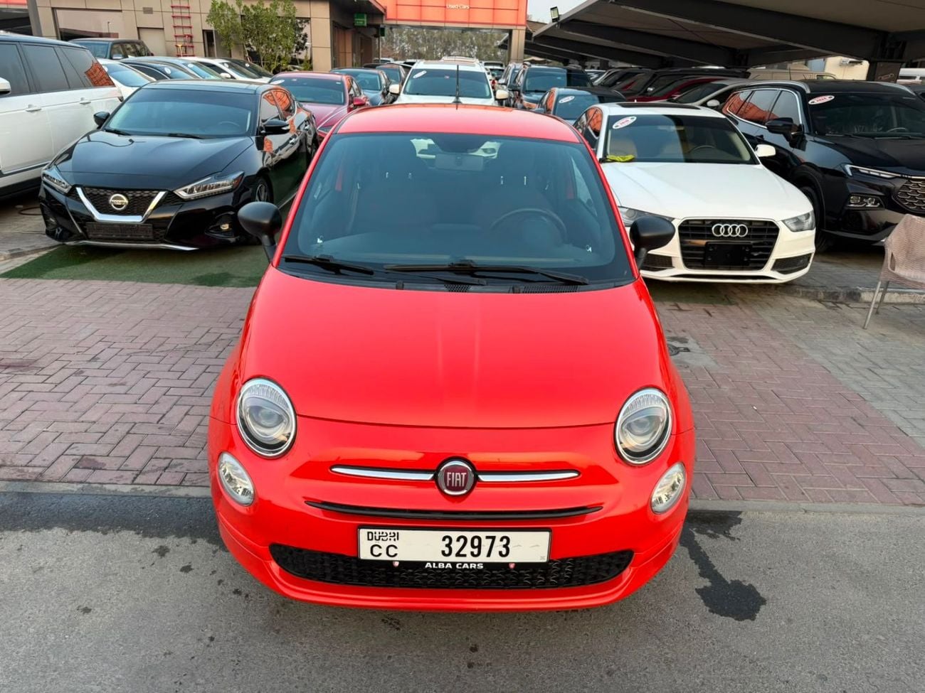 Fiat 500 DOLCEVITA A small, stylish, and economical car