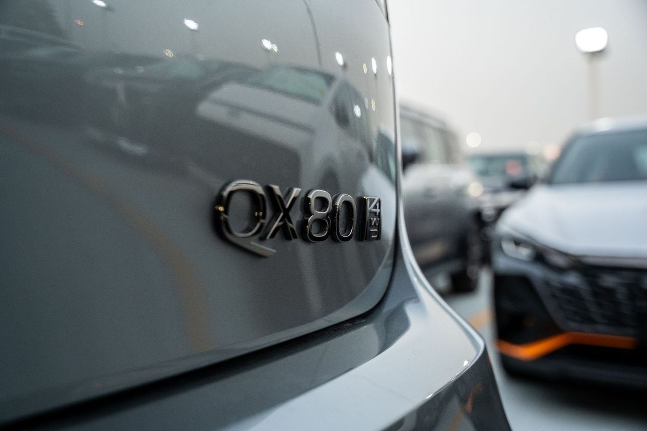 Infiniti QX80 AUTOGRAPH BENCH CHAIRS Autograph 2025 GCC Specs Agency Warranty Full Service History 3.5L Twin Turbo