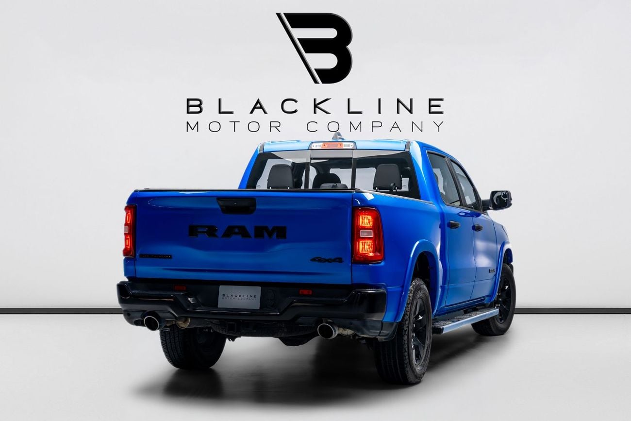 رام 1500 1500 Bighorn اشترِ الآن، وادفع في عام 2027 | معيار بلاك لاين | ضمان الوكالة + عقد خدمة لعام 2029، دول مجلس التعاو