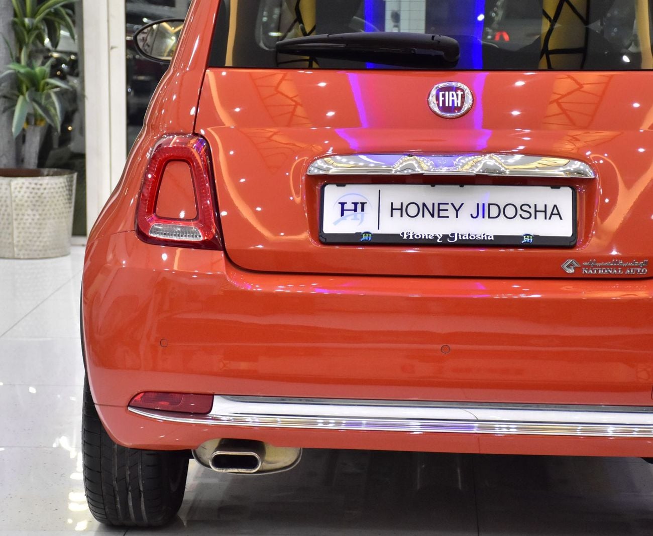 Fiat 500 DOLCEVITA EXCELLENT DEAL for our Fiat 500 Dolcevita ( 2024 Model ) in Orange Color GCC Specs