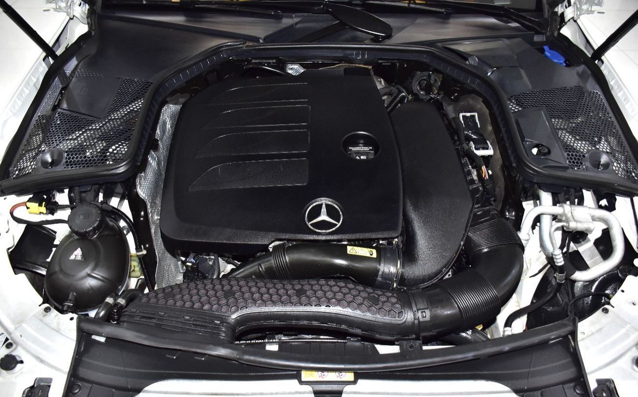 Mercedes Benz C200 . EXCELLENT DEAL for our Mercedes Benz C200 ( 2019 Model ) in White Color GCC Specs