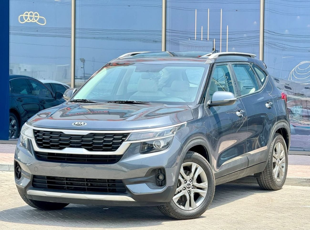 كيا سيلتوس إل إكس 740-Monthly Kia Seltos 2021 l GCC l Accident Free | Sunroof