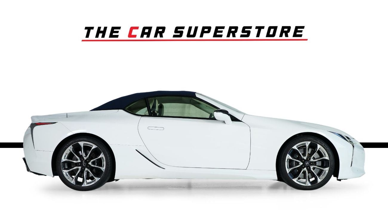 Lexus LC500 TITANIUM Convertible-GCC-Collectors Car-Mint Condition-Naturally Aspirated V8