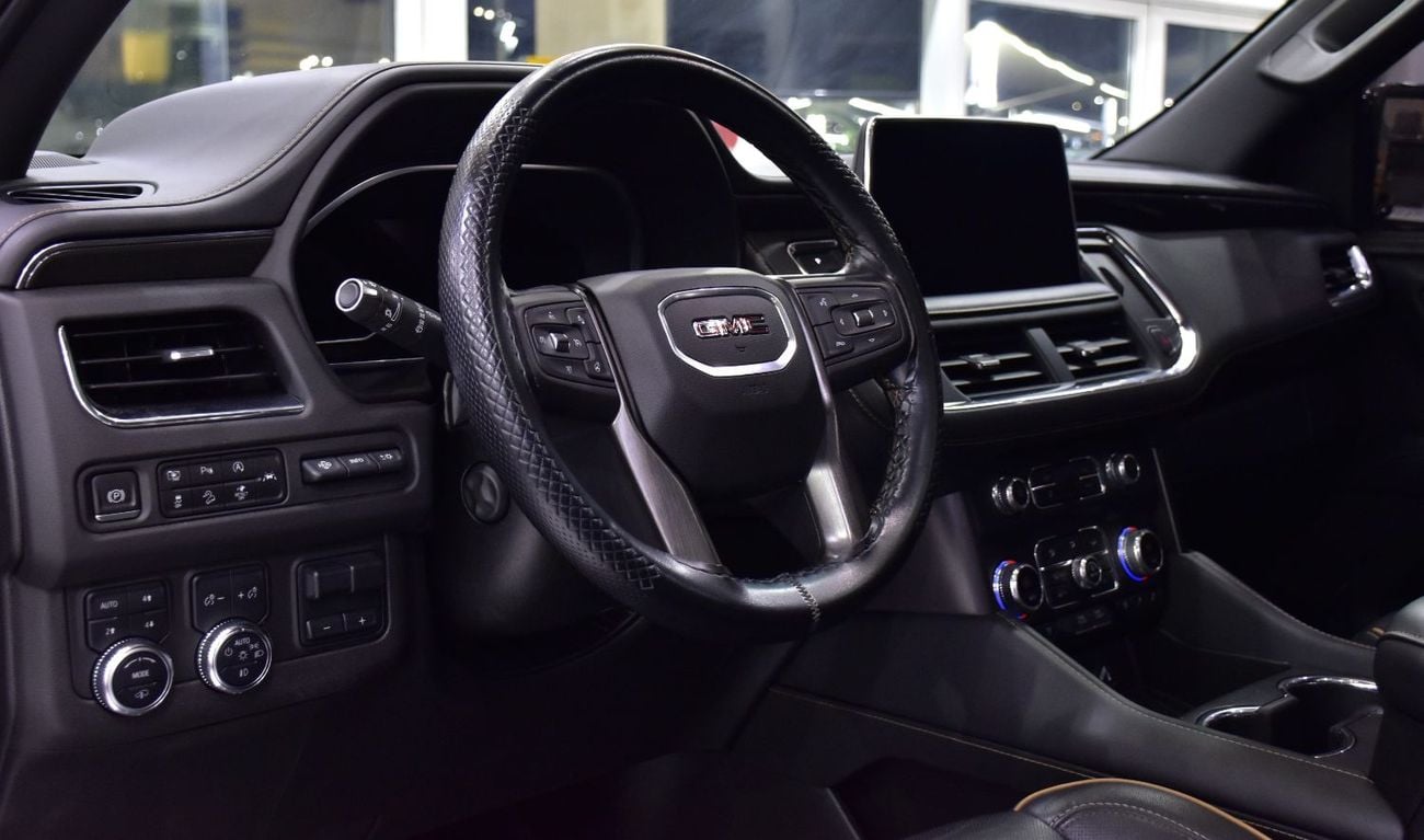 GMC Yukon AT4 EXCELLENT DEAL for our GMC Yukon AT4 ( 2023 Model ) in Black Color GCC Specs