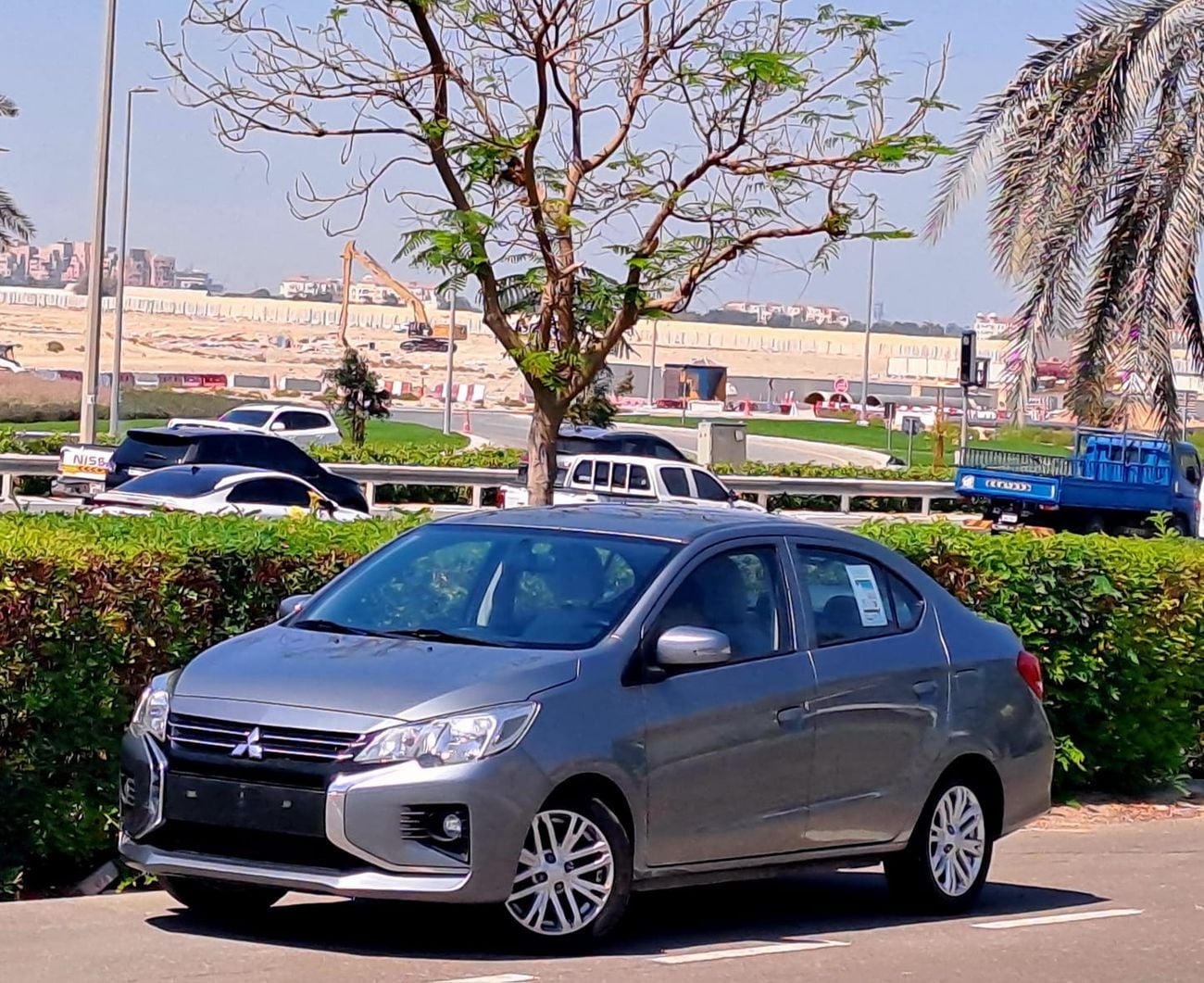 Mitsubishi Attrage GLX HIGHLINE 375/-MONTHLY | NO CONVENIENCE CHARGES |GCC|ACCIDENT FREE.