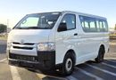 تويوتا هاياس GL Toyota Hiace Std Roof 15 Seater 2.7l Petrol M/T RWD White Color 2026 Model