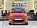 Fiat 500 DOLCEVITA EXCELLENT DEAL for our Fiat 500 Dolcevita ( 2024 Model ) in Orange Color GCC Specs