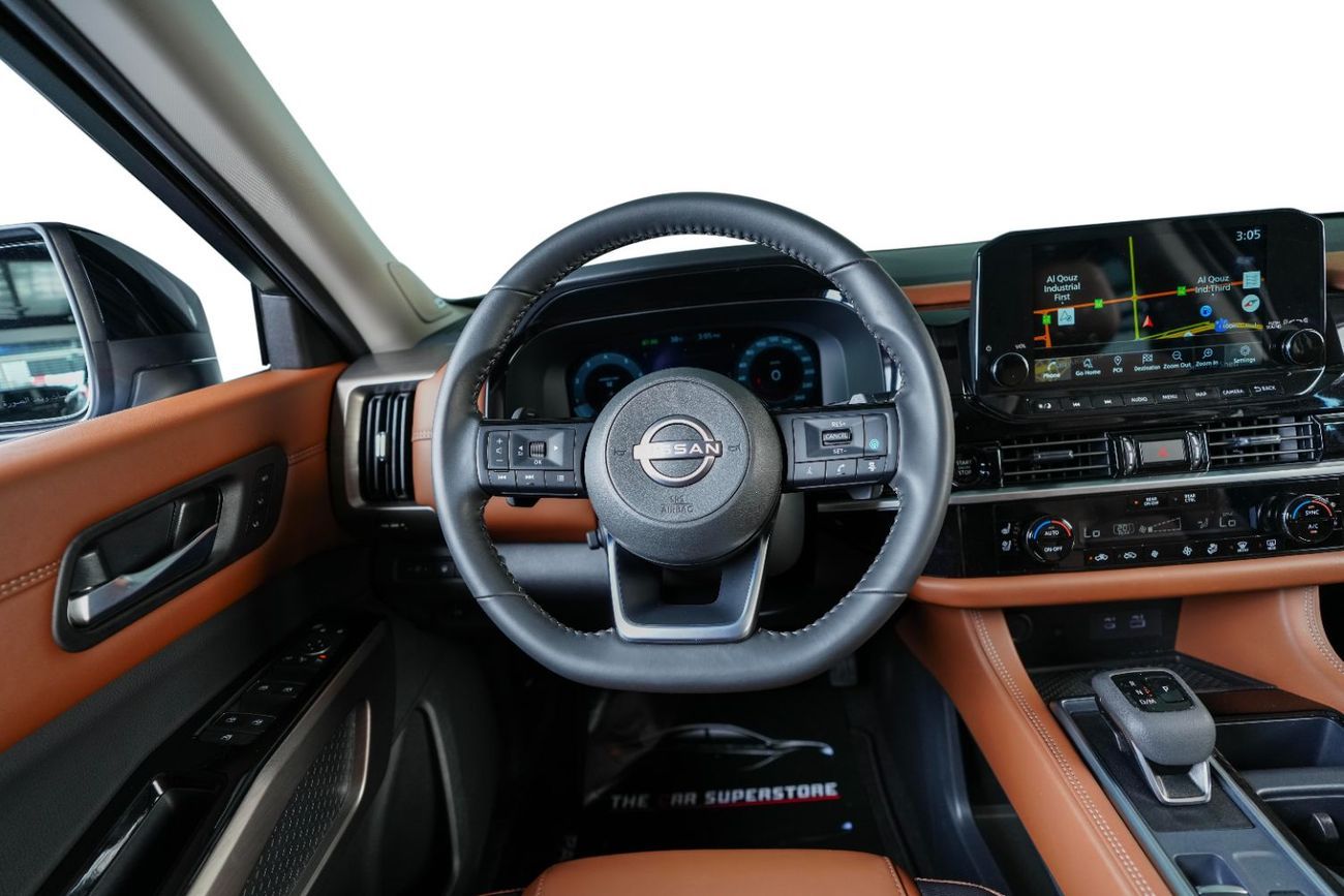 Nissan Pathfinder SL 4WD-7 Seats-Low Mileage-warranty valid till 2031 & service contract valid till 2029