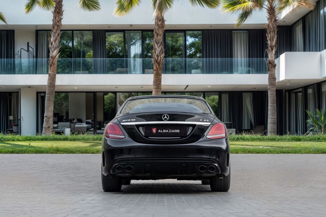 مرسيدس بنز سي 43 ايه ام جي AMG SPORT | 2,742 P.M | 0% Downpayment | Agency History!