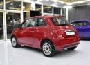 Fiat 500 DOLCEVITA EXCELLENT DEAL for our Fiat 500 Dolcevita ( 2024 Model ) in Red Color GCC Specs