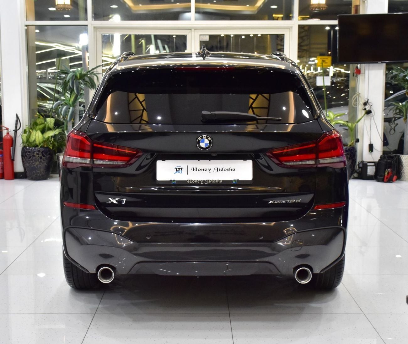BMW X1 . EXCELLENT DEAL for our BMW X1 M-Kit xDrive18d ( 2021 Model ) in Black Color European Specs