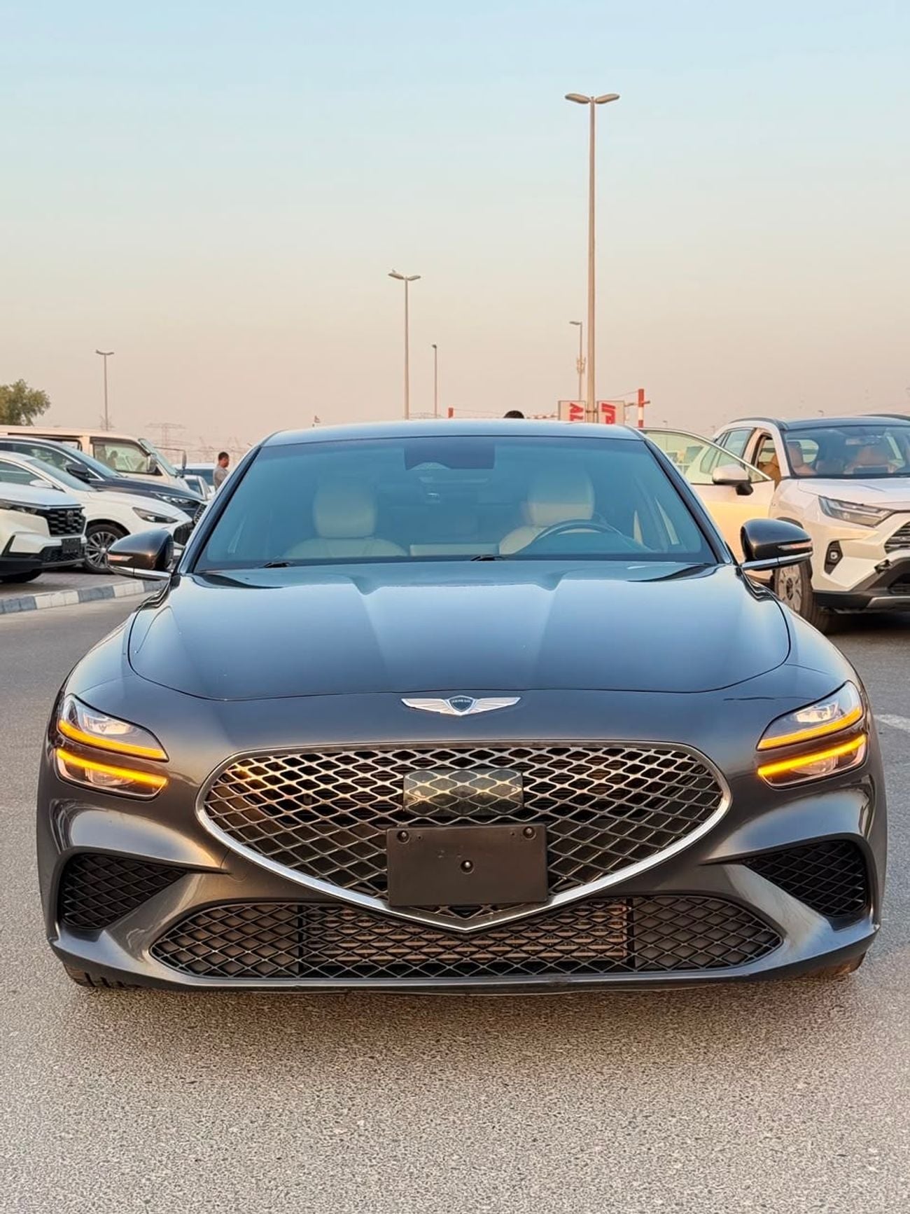 جينيسس G70 PREMIUM *GENESIS G70* Left Hand Full option Specs: *USA* Year: *2022* -*Original 5 Seats* push start BSM