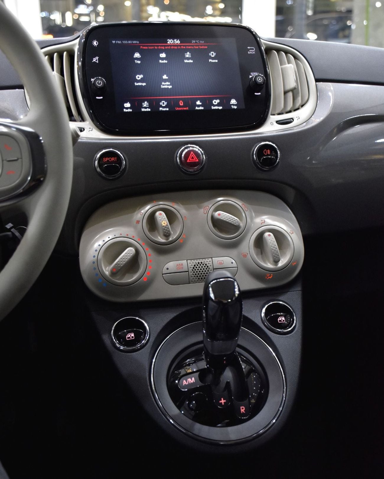 Fiat 500 DOLCEVITA EXCELLENT DEAL for our Fiat 500 Dolcevita ( 2024 Model ) in Grey Color GCC Specs