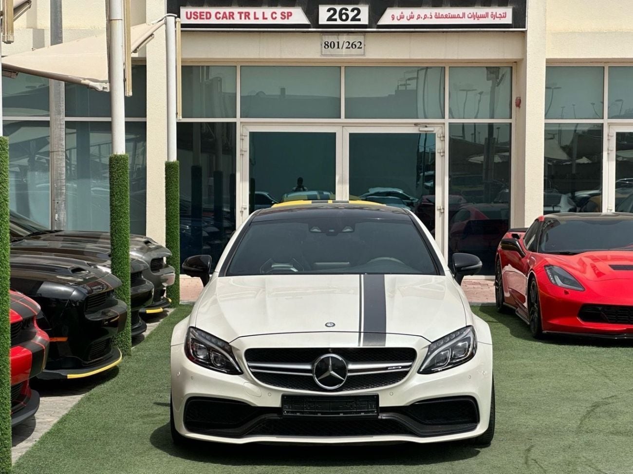 مرسيدس بنز C 63 كوبيه MERCEDES BENZ Gcc 2017 Edition 1 Original paint
