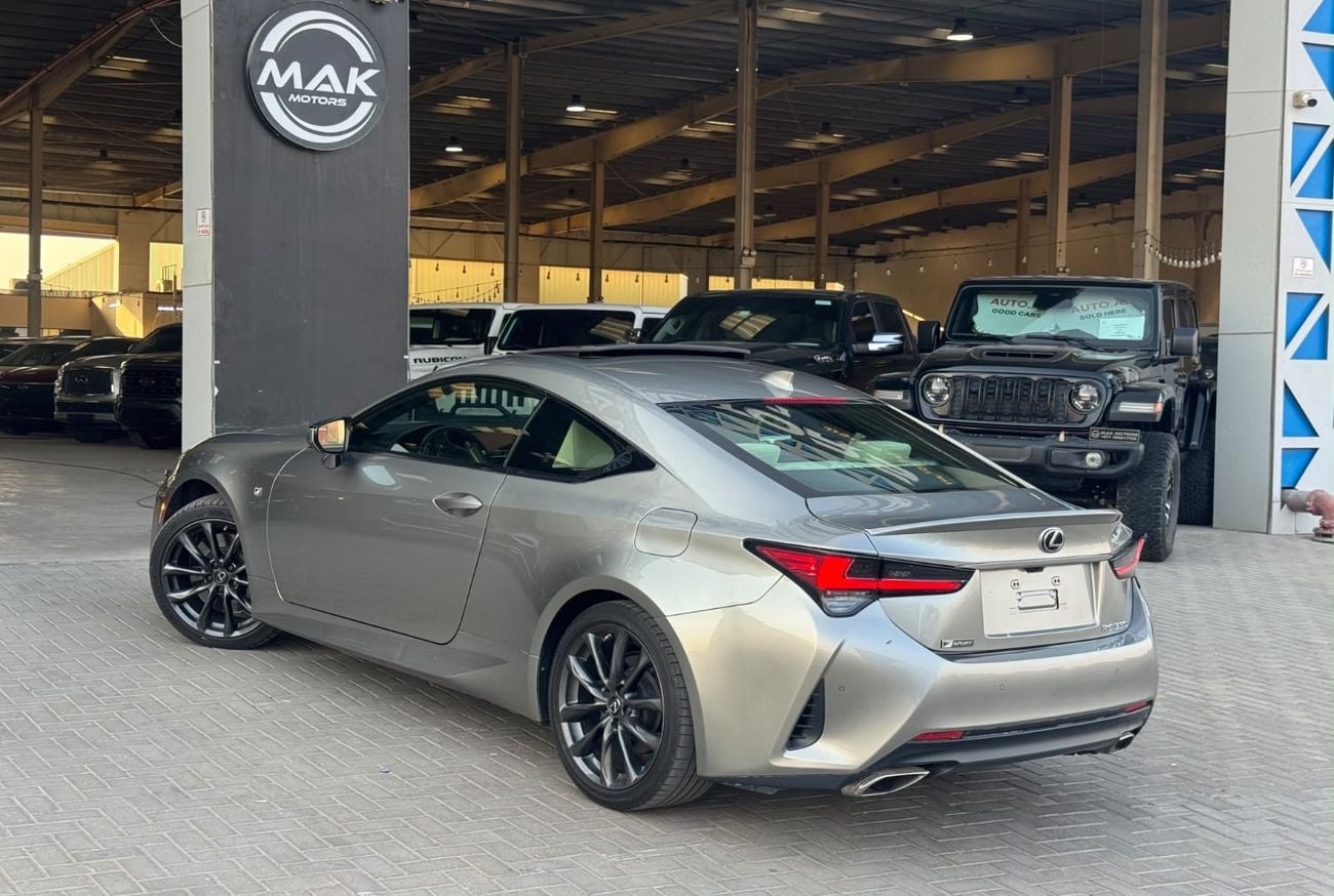 Lexus RC350 F SPORT PLATINUM 3.5L V6 / SUNROOF / RADAR / REAR WHEEL DRIVE / BIG RIMS / COOLING AND HEATING SEATS