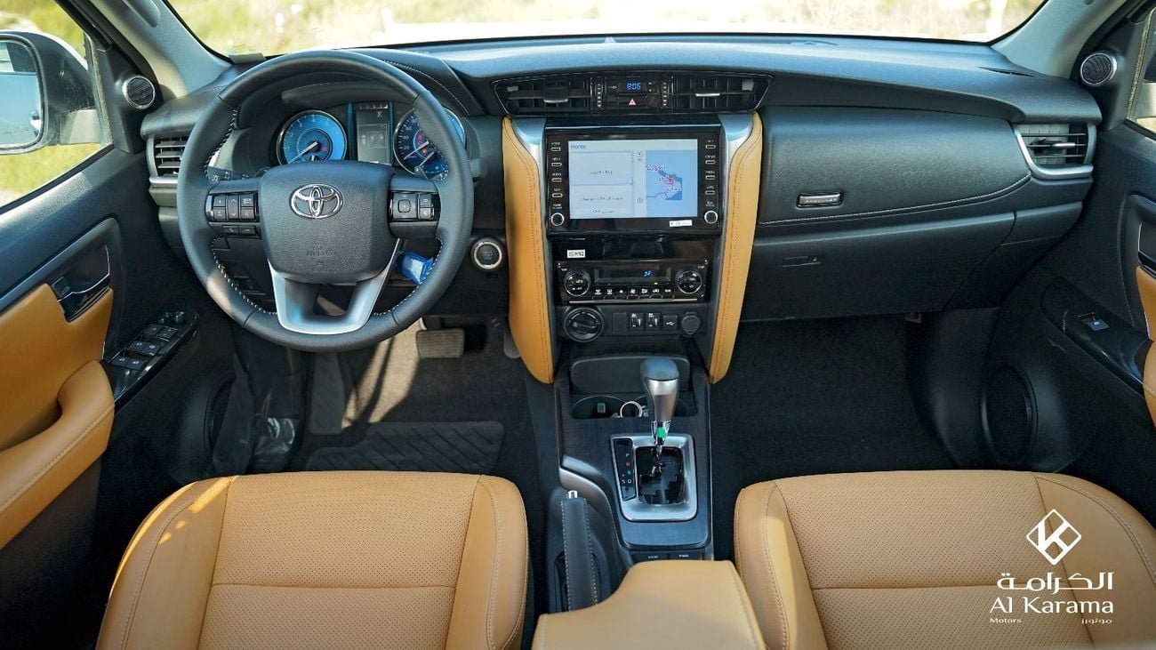 Toyota Fortuner VXR 4.0L V6 | Full option | Power & Ventilated Leather Seats | 360 Camera | Paddle Shifters