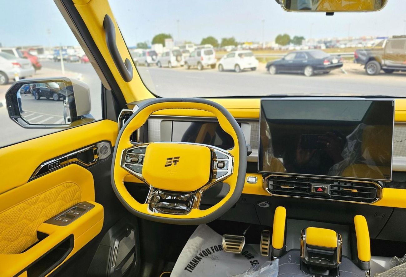 Jetour T2 LUX JetourT2 2.0T 2025 MODEL CUSTOMIZED YELLOW INTERIOR INTERIOR LIGHTS 8SPEED 4WD AT