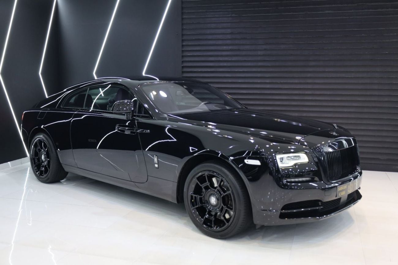 Rolls Royce Wraith Black Badge, Starlight Healiner, Two-Tone Interior, GCC Specs!!