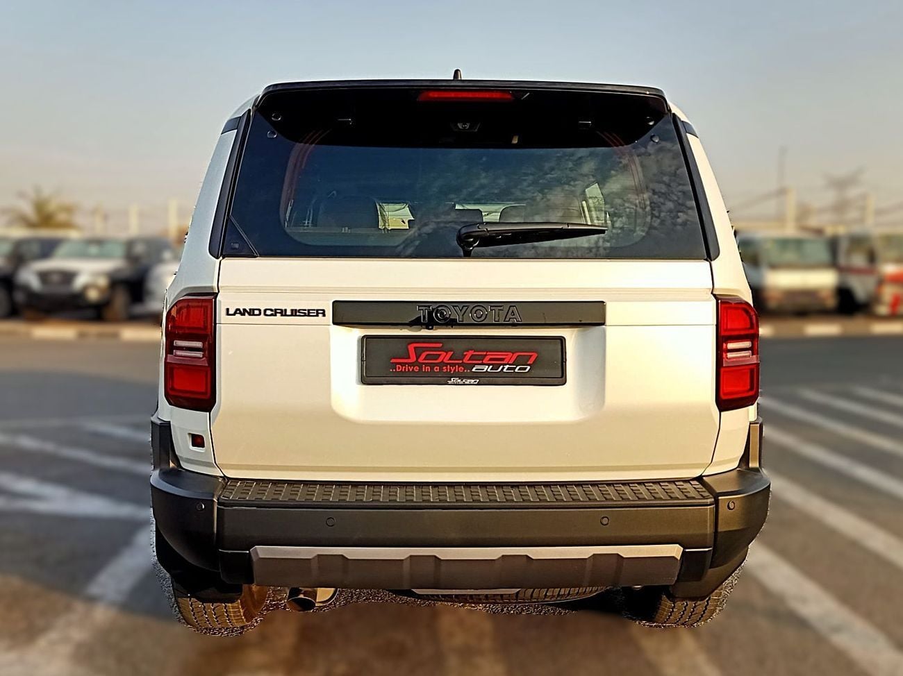 تويوتا برادو أدفينتشر Toyota Prado 2.8l diesel A/T 4WD White color inside Brown 2026 Model