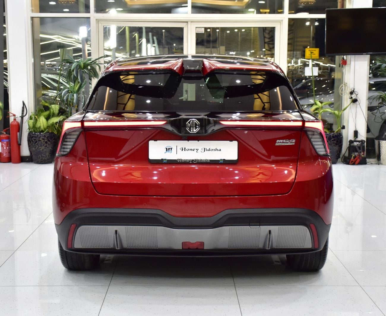 MG 4 EV EXCELLENT DEAL for our MG 4 ( 2023 Model ) in Red Color GCC Specs