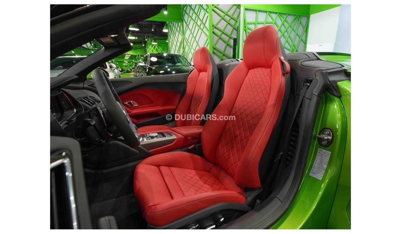 أودي R8 2023 - BRAND NEW R8 - 3 YEARS WARRANTY - SPECIAL COLOR - SIDE BLADES - FINE NAPPA - DIAMOND SEATS